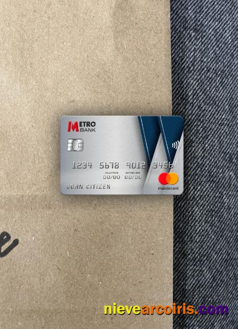 United Kingdom Metro Bank mastercard photolook